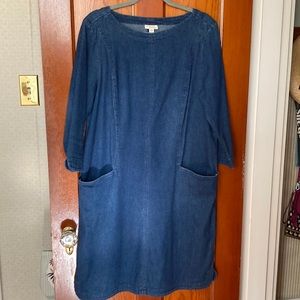 J. Jill denim dress, medium